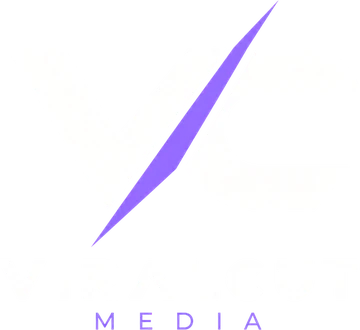 ViralCut Media logo: a white VC monogram cut by a violet diagonal slash, with the words ViralCut Media